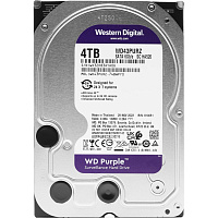 Жесткий диск WD Purple 4Tb, 3.5 5400rpm, SATA (WD43PURZ) фото Жесткий диск WD Purple 4Tb, 3.5 5400rpm, SATA (WD43PURZ)