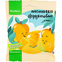 Пастила ВкусВилл Живые фрукты манго 35 г фото Пастила ВкусВилл Живые фрукты манго 35 г