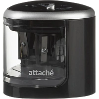 Точилка электрическая Attache чёрная на 2 отверстия фото Точилка электрическая Attache чёрная на 2 отверстия
