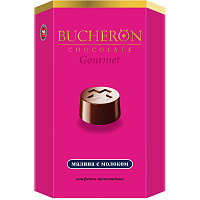 Конфеты шоколадные Bucheron Gourmet малина с молоком 130 г фото Конфеты шоколадные Bucheron Gourmet малина с молоком 130 г