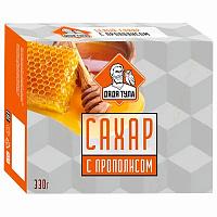 Сахар кусковой с экстрактом прополиса, 330 г фото Сахар кусковой с экстрактом прополиса, 330 г