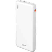 Внешний аккумулятор (power bank) Cactus CS-PBFSBA-10000 10000 мАч 5W белый фото Внешний аккумулятор (power bank) Cactus CS-PBFSBA-10000 10000 мАч 5W белый