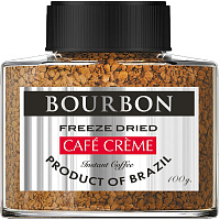 Кофе растворимый сублимированный Bourbon Cafe Creme 100 г (стеклянная банка) фото Кофе растворимый сублимированный Bourbon Cafe Creme 100 г (стеклянная банка)