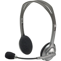 Гарнитура проводная Logitech Stereo Headset H110 (981-000271) фото Гарнитура проводная Logitech Stereo Headset H110 (981-000271)