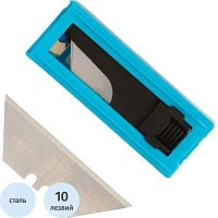 Лезвие TOPFORT Extra трапеция 61 мм сталь SK2 10 шт/уп фото Лезвие TOPFORT Extra трапеция 61 мм сталь SK2 10 шт/уп