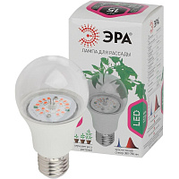 Фитолампа Эра FITO-10W-RB-E27-K красно-синего спектра 10 Вт E27 фото Фитолампа Эра FITO-10W-RB-E27-K красно-синего спектра 10 Вт E27
