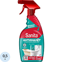 Средство для сантехники чистящее Sanita Антиналет и Антиржавчина 0.5 л для уборки ванн и душевых/для раковин фото Средство для сантехники чистящее Sanita Антиналет и Антиржавчина 0.5 л для уборки ванн и душевых/для раковин