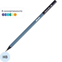 Карандаш чернографитный Комус Denim Mix, черн.дер., трехг, б/ласт, в асс фото Карандаш чернографитный Комус Denim Mix, черн.дер., трехг, б/ласт, в асс