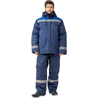 Куртка рабочая зимняя муж з32-КУ син/вас смес 48-50/194-200 (Арсенал-СП)