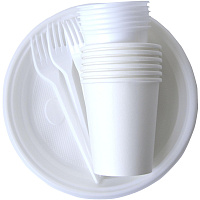 Набор одноразовой посуды на 6 персон (24 предмета)