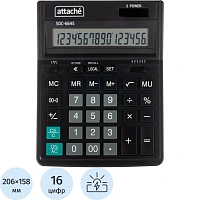 Калькулятор настольный  Attache SDC-664S 16-разрядный черный 206х158х33мм