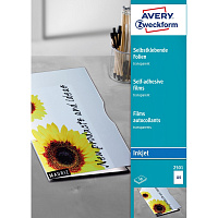 Пленка для проекторов Avery Zweckform 2501 прозрачная А4 50 листов фото Пленка для проекторов Avery Zweckform 2501 прозрачная А4 50 листов
