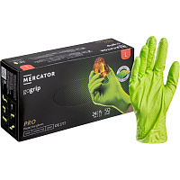 Перчатки одноразовые Gogrip Green нитриловые особопрочные зелёные (размер L, 50 штук/25 пар в упаковке) фото Перчатки одноразовые Gogrip Green нитриловые особопрочные зелёные (размер L, 50 штук/25 пар в упаковке)