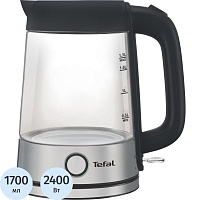 Чайник электрический Tefal KI750D30 серебристый фото Чайник электрический Tefal KI750D30 серебристый
