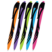 Ручка шариковая автоматическая BRAUBERG ULTRA COLOR NEON, soft-touch, СИНЯЯ, пишущий узел 0,7 мм, линия письма 0,35 мм, 144203 фото Ручка шариковая автоматическая BRAUBERG ULTRA COLOR NEON, soft-touch, СИНЯЯ, пишущий узел 0,7 мм, линия письма 0,35 мм, 144203