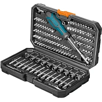 Набор инструмента универсальный Bort BTK-138 1/4" в чемодане 138 предметов для дома (93418552)