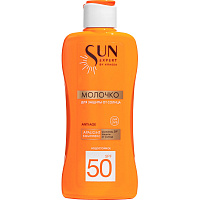 Молочко солнцезащитное Sun Expert SPF50 180 мл фото Молочко солнцезащитное Sun Expert SPF50 180 мл