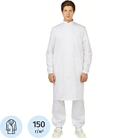 Халат муж у17 ХАССП (сатори) бел 104-108/170-176