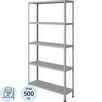 Стеллаж металлический Cobalt Shelf MS200KD/100x30/5 фото Стеллаж металлический Cobalt Shelf MS200KD/100x30/5