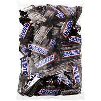 Шоколадный батончик Snickers мини 1 кг фото Шоколадный батончик Snickers мини 1 кг