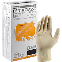 Перчатки медицинские смотровые Manual DC750 нестерильные двойного хлорирования L (8-9) бежевые (50 пар/100 штук в упаковке) фото Перчатки медицинские смотровые Manual DC750 нестерильные двойного хлорирования L (8-9) бежевые (50 пар/100 штук в упаковке)