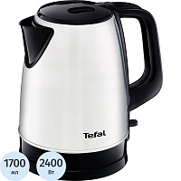 Чайник электрический Tefal KI150D30 серебристый фото Чайник электрический Tefal KI150D30 серебристый