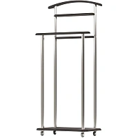 Вешалка KF_костюмная Комус Мебель Элдридж (7024360101) чер.кв/хром кол.рез фото Вешалка KF_костюмная Комус Мебель Элдридж (7024360101) чер.кв/хром кол.рез