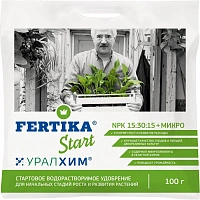 Удобрение универсальное Фертика Start 100 г фото Удобрение универсальное Фертика Start 100 г