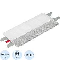 Насадка МОП для швабры-флаундера (плоской) Росмоп микрофибра 36x14.5 см (код НАССР: синий, красный, зелёный, жёлтый) фото Насадка МОП для швабры-флаундера (плоской) Росмоп микрофибра 36x14.5 см (код НАССР: синий, красный, зелёный, жёлтый)