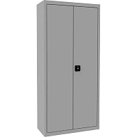 Шкаф металлический (архивный) для документов ШРА-21 850.4 серый (850х400х1850 мм) фото Шкаф металлический (архивный) для документов ШРА-21 850.4 серый (850х400х1850 мм)