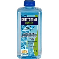 Средство для комплексной обработки воды бассейнов и аквапарков Кристалпул Complex 1 л фото Средство для комплексной обработки воды бассейнов и аквапарков Кристалпул Complex 1 л