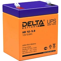 Батарея для ИБП Delta HR 12-5.8 12 В 5.8 А·ч (4614010180009) фото Батарея для ИБП Delta HR 12-5.8 12 В 5.8 А·ч (4614010180009)