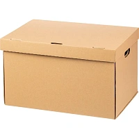 Короб архивный Attache Делопроизводство с крышкой 480х325х295мм, Т24 фото Короб архивный Attache Делопроизводство с крышкой 480х325х295мм, Т24