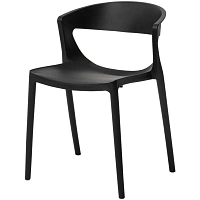 Стул обеденный Evok чёрный (пластик)