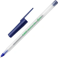 Ручка шариковая неавтоматическая эко BIC Round Stic Eco синяя (толщина линии 0.32 мм) фото Ручка шариковая неавтоматическая эко BIC Round Stic Eco синяя (толщина линии 0.32 мм)