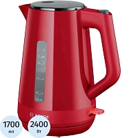 Чайник электрический Bosch TWK 1M124 красный фото Чайник электрический Bosch TWK 1M124 красный