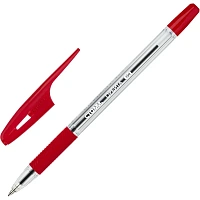 Ручка шариковая СТАММ "Орбита 150" красная, 0,7мм