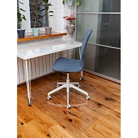 Коврик напольный Easy Chair pt100912с прозрачный (прямоугольный, ПЭТ, 900х1200 мм) фото Коврик напольный Easy Chair pt100912с прозрачный (прямоугольный, ПЭТ, 900х1200 мм)