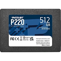 SSD накопитель Patriot Memory P220S512G25 512 ГБ фото SSD накопитель Patriot Memory P220S512G25 512 ГБ