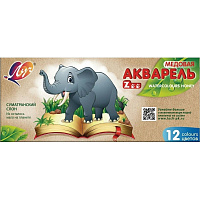 Краски акварельные Луч Zoo медовые 12 цветов фото Краски акварельные Луч Zoo медовые 12 цветов
