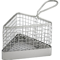 Емкость для закусок сетчатая треугольная 11см h8см, нерж.сталь BSK215NM фото Емкость для закусок сетчатая треугольная 11см h8см, нерж.сталь BSK215NM