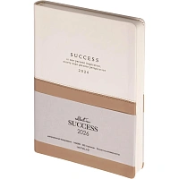 Ежедневник датированный 2026 IF 14х20см 176л, мягк Success I1719/wh-beige фото Ежедневник датированный 2026 IF 14х20см 176л, мягк Success I1719/wh-beige