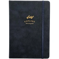 Ежедневник датированный 2026 IF 14х20см 176л, тв, с рез, Explore I1715/blue фото Ежедневник датированный 2026 IF 14х20см 176л, тв, с рез, Explore I1715/blue