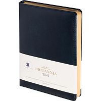 Ежедневник датированный 2026 IF 14х20см 176л, тверд Britannia I1710/blue фото Ежедневник датированный 2026 IF 14х20см 176л, тверд Britannia I1710/blue