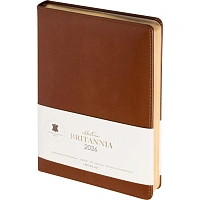 Ежедневник датированный 2026 IF 14х20см 176л, тверд Britannia I1710/brown фото Ежедневник датированный 2026 IF 14х20см 176л, тверд Britannia I1710/brown