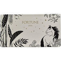 Еженедельник датированный 2026 IF 16х9см 64л, интегр Fortune I1838/white фото Еженедельник датированный 2026 IF 16х9см 64л, интегр Fortune I1838/white