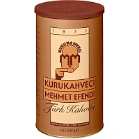 Кофе молотый Kurukahveci Mehmet Efendi 500 г (железная банка) фото Кофе молотый Kurukahveci Mehmet Efendi 500 г (железная банка)