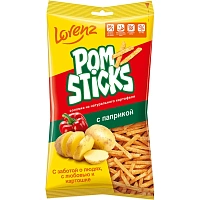 Чипсы Lorenz Pomsticks с паприкой 100 г фото Чипсы Lorenz Pomsticks с паприкой 100 г