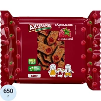 Печенье Акульчев Купелька с малиной 650 г фото Печенье Акульчев Купелька с малиной 650 г