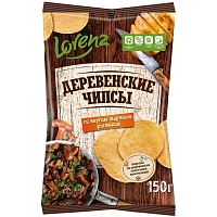Чипсы Lorenz Деревенские со вкусом жареных рыжиков 150 г фото Чипсы Lorenz Деревенские со вкусом жареных рыжиков 150 г